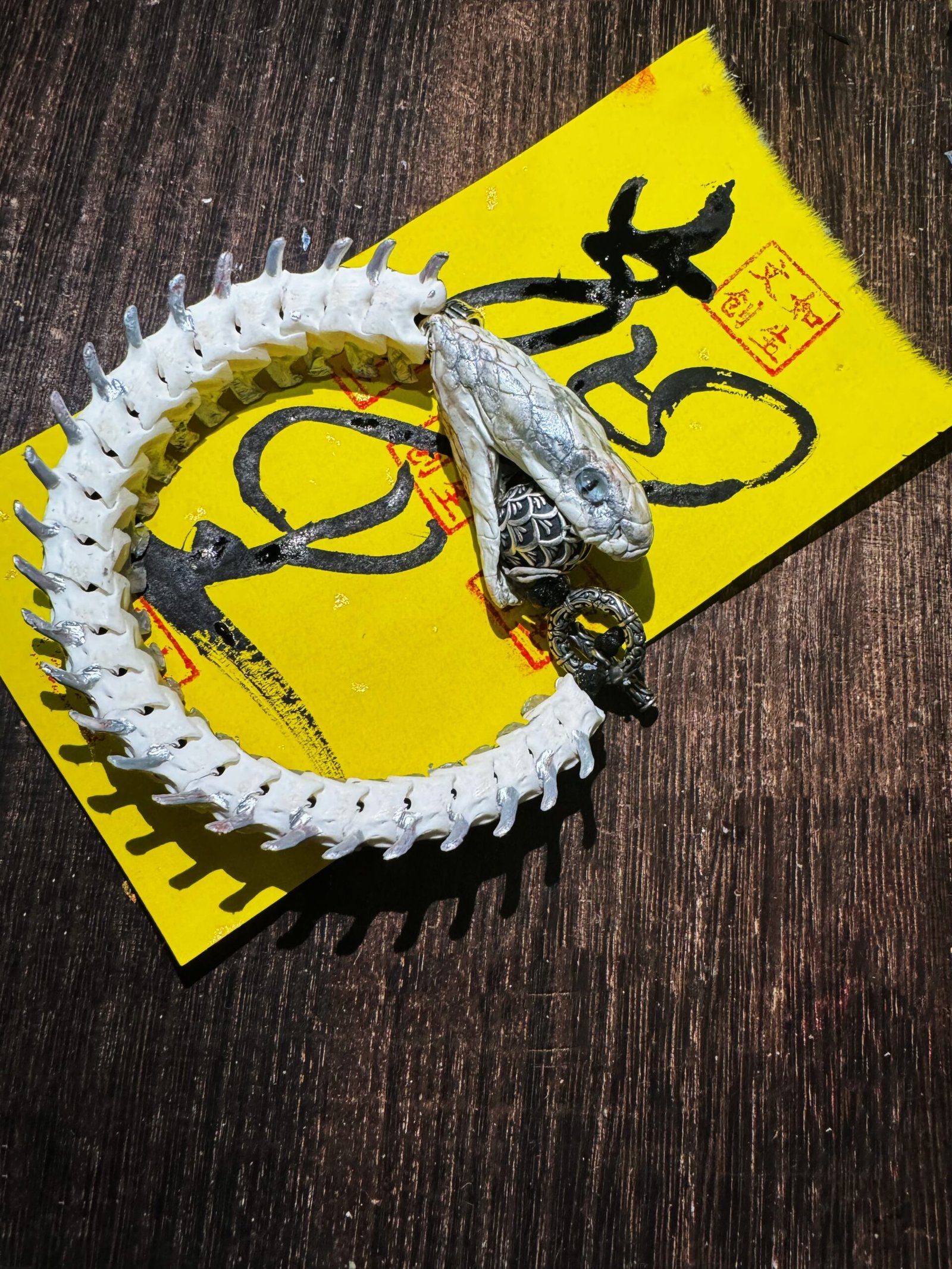 Silver Spirit Python Assassin Version – Blingg Jewelry